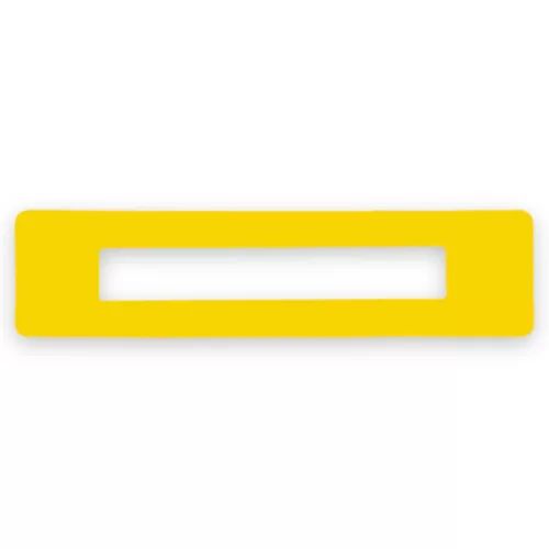 Feliratablak padlójelölő PLUS 75MM x 300MM SÁRGA GEToolbox® 