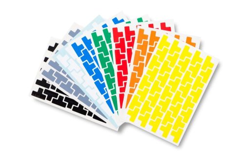 GEToolbox® Table Markers T-shape 7,5 mm RED