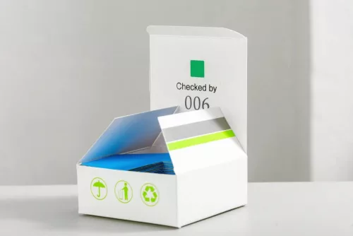 GEToolbox® Asztali tárhely jelölés NÉGYZET-forma 10 mm FEHÉR