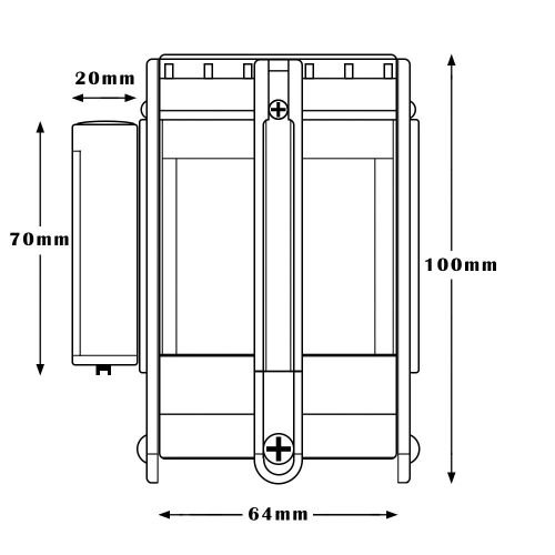 Normál szalagkazetta, 2,5 méter, fekete