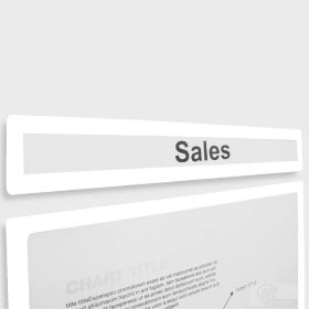   GEToolbox® Headers for "LITE" Document Holders A3 Landscape WHITE