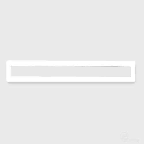 GEToolbox® Fejléc "LITE" Információs kerethez A4 Álló FEHÉR