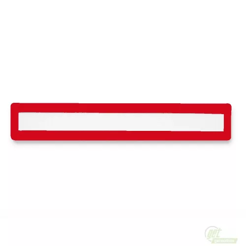 GEToolbox® Fejléc "LITE" Információs kerethez A4 Álló PIROS