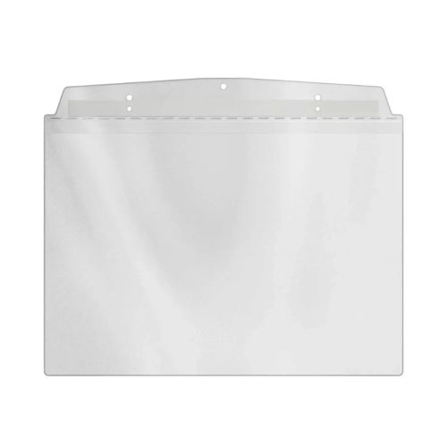 Visual pocket, A6 landscape, self-adhesive, transparent