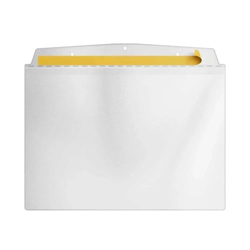 Visual pocket, A6 landscape, self-adhesive, transparent