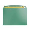 Visual pocket, A6 landscape, self-adhesive, green