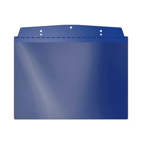 Visual pocket, A6 landscape, self-adhesive, SIGNAL BLUE