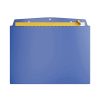 Visual pocket, A6 landscape, self-adhesive, SIGNAL BLUE