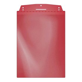 Visual pocket, A4 portrait, self-adhesive, red