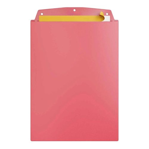 Visual pocket, A4 portrait, self-adhesive, red