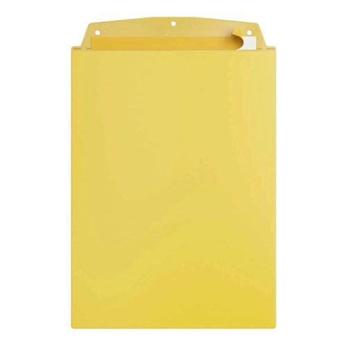 Visual pocket, A4 portrait, self-adhesive, TRAFFIC YELLOW