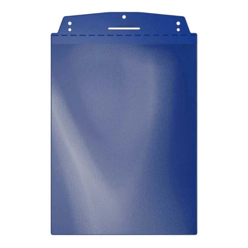 Visual pocket, A4 portrait, self-adhesive, SIGNAL BLUE