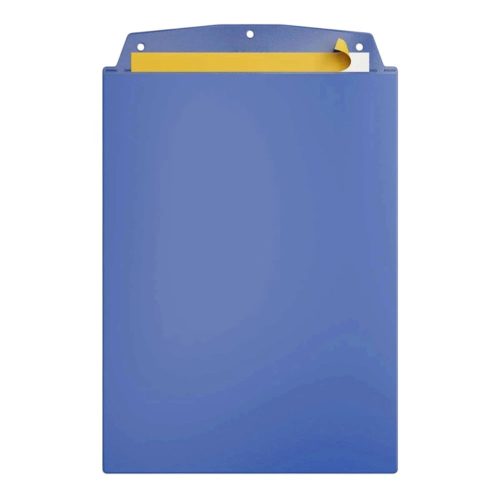 Visual pocket, A4 portrait, self-adhesive, SIGNAL BLUE