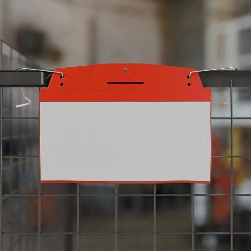 Wire hanger for visual pockets