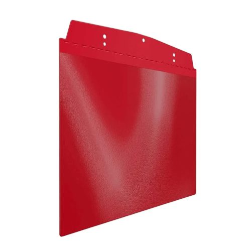 Visual pocket, A5 landscape, hanging, red