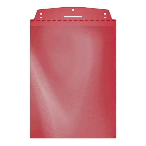 Visual pocket, A4 portrait, hanging, red 