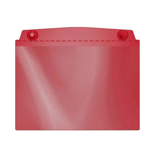 Visual pocket, A4 landscape, with strong magnets, red