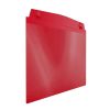 Visual pocket, A4 landscape, with strong magnets, red