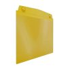 Visual pocket, A4 landscape, with strong magnets, TRAFFIC YELLOW
