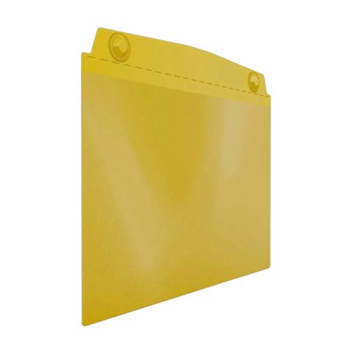Visual pocket, A4 landscape, with strong magnets, TRAFFIC YELLOW