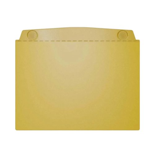 Visual pocket, A4 landscape, with strong magnets, TRAFFIC YELLOW