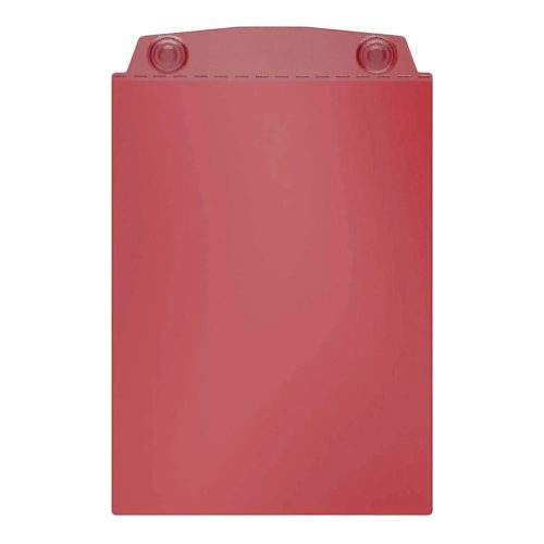 Visual pocket, A4 portrait, with strong magnets, red