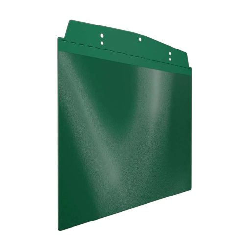 Visual pocket, A4 landscape, with magnetic strip, green