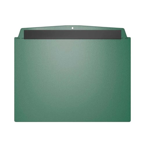 Visual pocket, A4 landscape, with magnetic strip, green