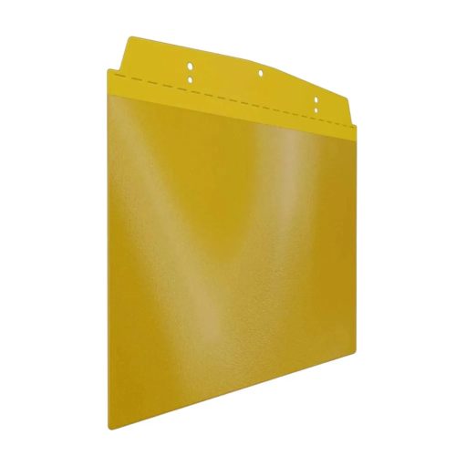 Visual pocket, A6 landscape, with magnetic strip, TRAFFIC YELLOW