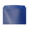 Visual pocket, A4 landscape, with magnetic strip, SIGNAL BLUE