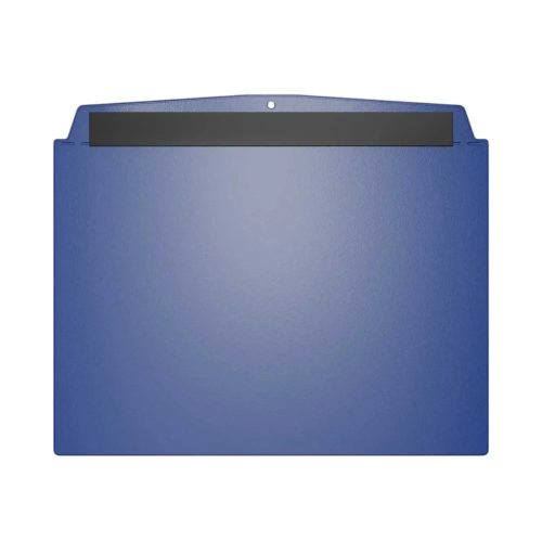 Visual pocket, A4 landscape, with magnetic strip, SIGNAL BLUE
