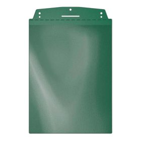 Visual pocket, A4 portrait, with magnetic strip, green