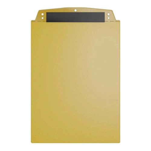 Visual pocket, A4 portrait, with magnetic strip, TRAFFIC YELLOW