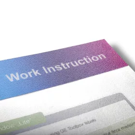   "QUICK CHANGE" Öntapadó Dokumentumtartó DESIGN A3 Fekvő EGYEDI