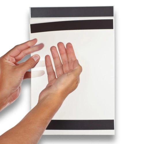 "QUICK CHANGE" Mágneses Dokumentumtartó DESIGN A4 Álló SÁRGA