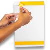 "QUICK CHANGE" Adhesive Document Holder Erasable A3 Landscape GREY