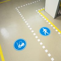 Biztonsági jel padlóra